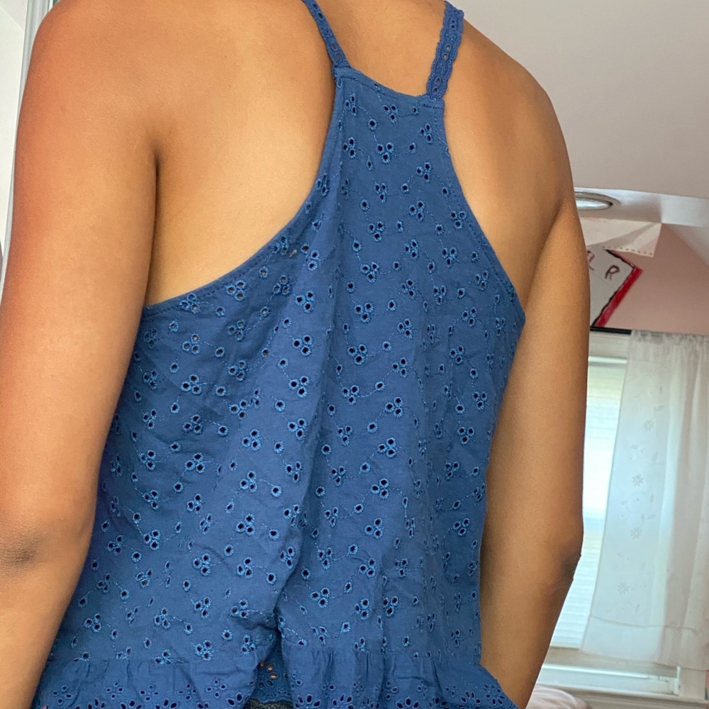 Blue tank top
